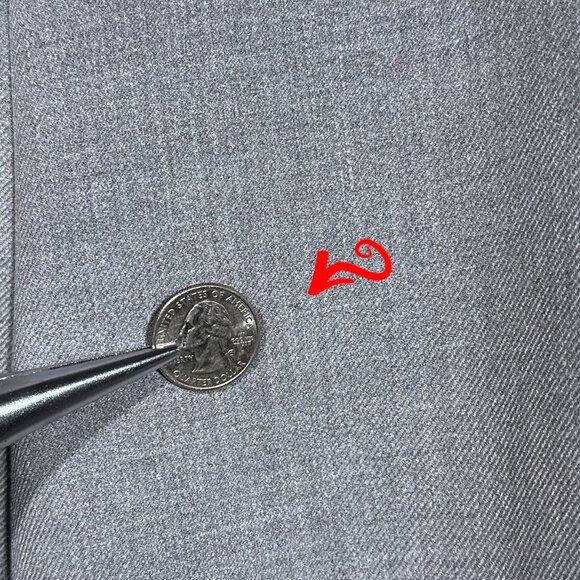 NWT H &‎ M Gray Pinafore Jumper Dress Size 10 - Picture 12 of 16